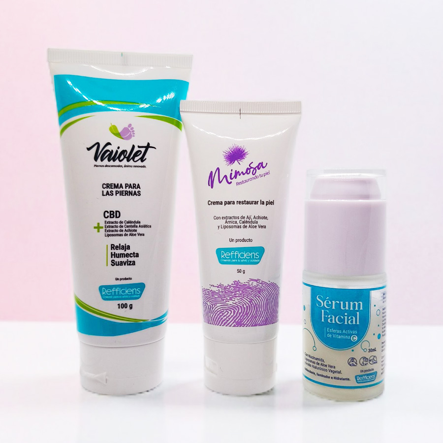 Combo Vaiolet + Mimosa + Sérum Facial